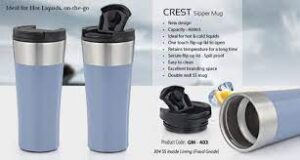 Crest Mug 1 Ltr Dlx